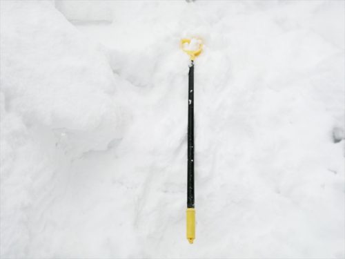 雪かきスコップの棒